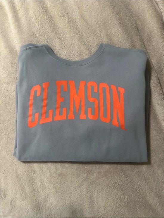Tiger Shop Tops - Clemson Light Grey Clemson Crewneck Sweatshirt